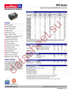 NTE0309MC datasheet  